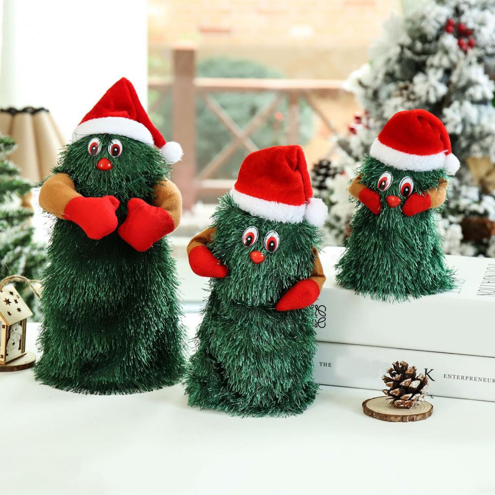 Amusing Dancing Christmas Tree Novelty Dancing Xmas Tree Multifunctional Electric Christmas Tree Doll