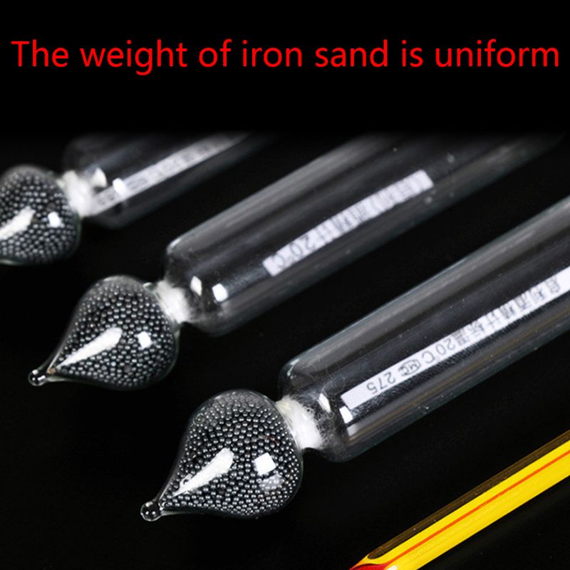 4 in 1 hydrometer alkoholmätare 0-100%  alkoholmeter med termometer för vodka whisky vin koncentrationsverktyg