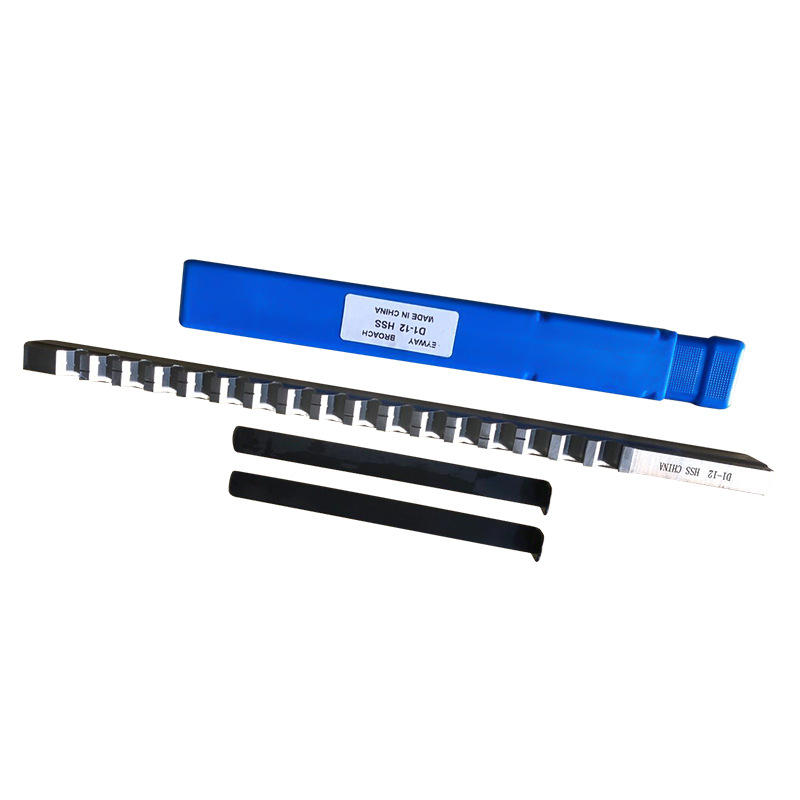 12mm D Push Type Keyway Broach Cutter &amp; Shim HSS High Speed Steel CNC Cutting Tool knife with Shims