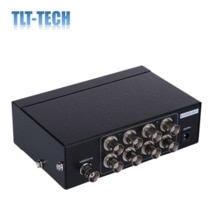 Active BNC video splitter converter CCTV DVR Composite Video 1X4/1X8 Switch Splitter BNC Box with power adapter