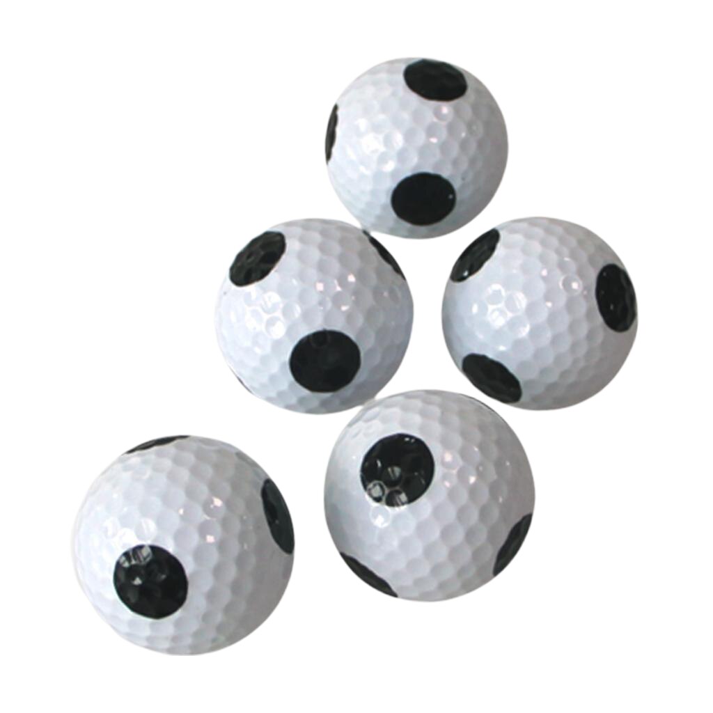 6 Stuks Golf Praktijk Bal 42Mm Rubber Dubbele Lagen Golf Training Ballen