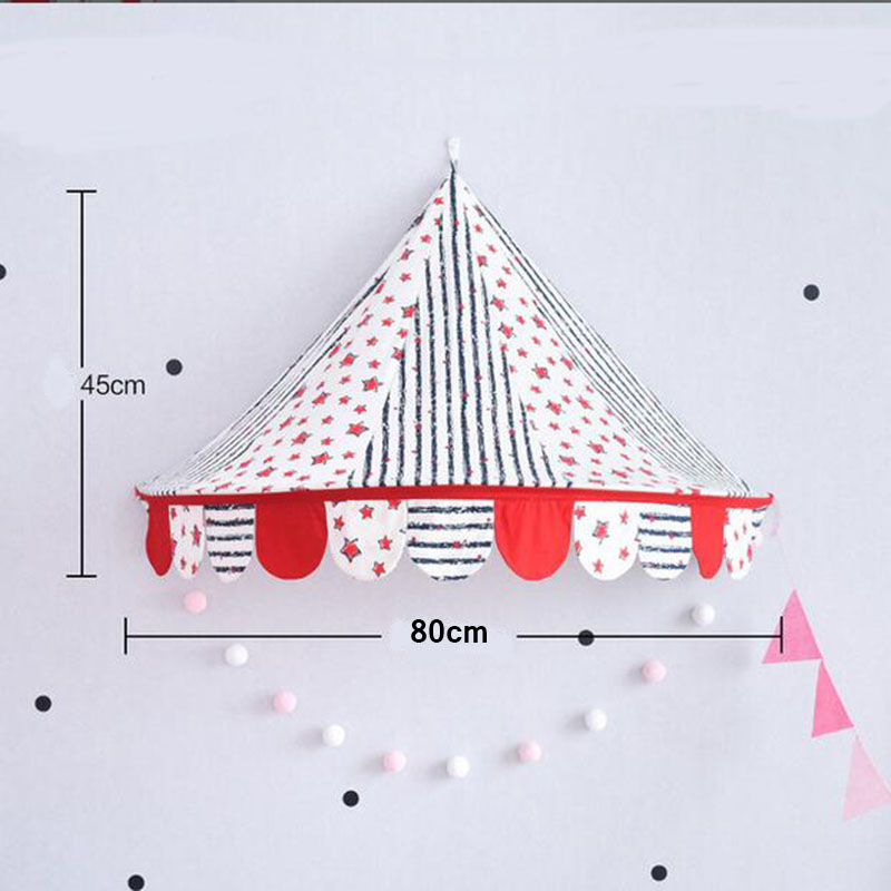 Tentes pour enfants pour enfants jouer maison pliable princesse tipi Wigwam bébé lits à baldaquin avec Net pépinière canapé lecture coin décor