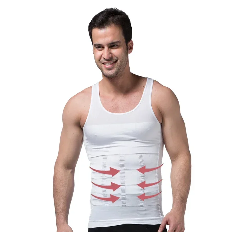 Afslanken Vest Mannen Afslanken Ondergoed Body Shaper Taille Cincher Corset Mannen Shaper Vest Body Slimming Tummy Belly Body Shapewear