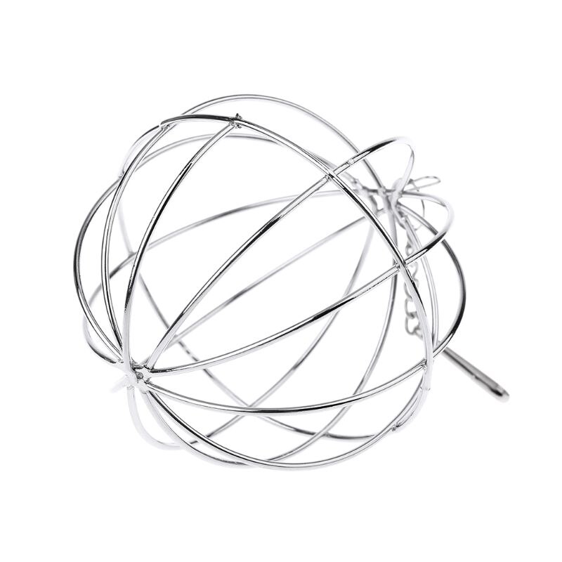 Stainless Steel Round Feeder Automatic Feeding Hanging Hay Ball Hamster Rat Rabbit Pet Toy
