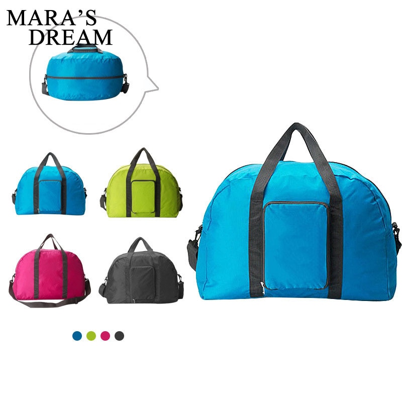 Bolso de mano de impermeable de gran capacidad con acabado plegable para ropa portátil de viaje de sueño de Mara