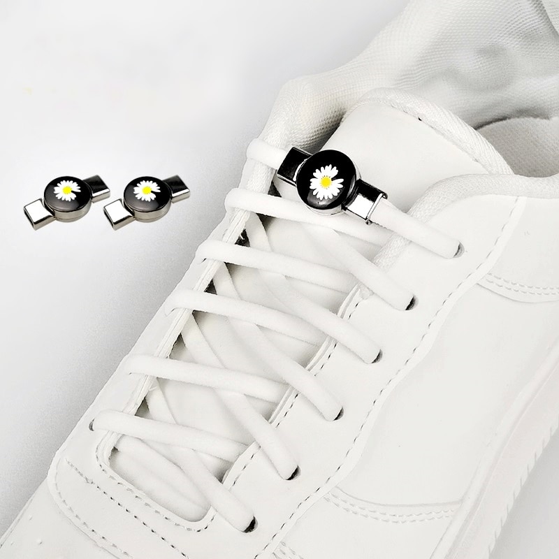 Cordones magnéticos con Cierre elástico para niños y adultos, zapatillas creativas especiales sin cordones, Unisex