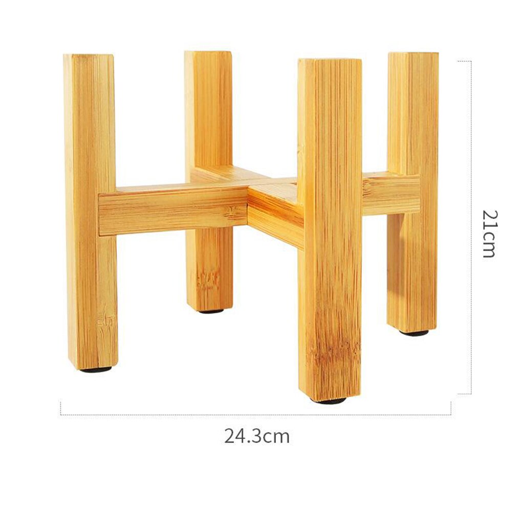 Wooden Display Plant Stand Succulent Holder Modern Flower Pot Shelf Rack Wood Plant Stand Bonsai Holder Rack Shelf