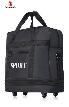 sac gonflable imperméable à l'eau Portable valise de voyage sac gonflable unisexe extensible sacs à bagages pliants avec des sacs de nuit de roue pendant la nuit