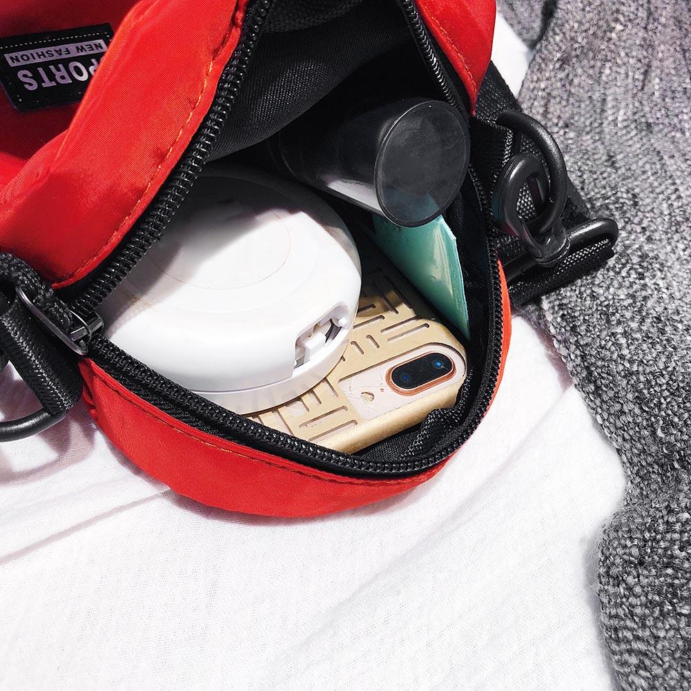 de las mujeres de la Multi-bolsillos mensajero bolsas de bandolera en bandolera de Color de de pecho paquete para niñas adolescentes.