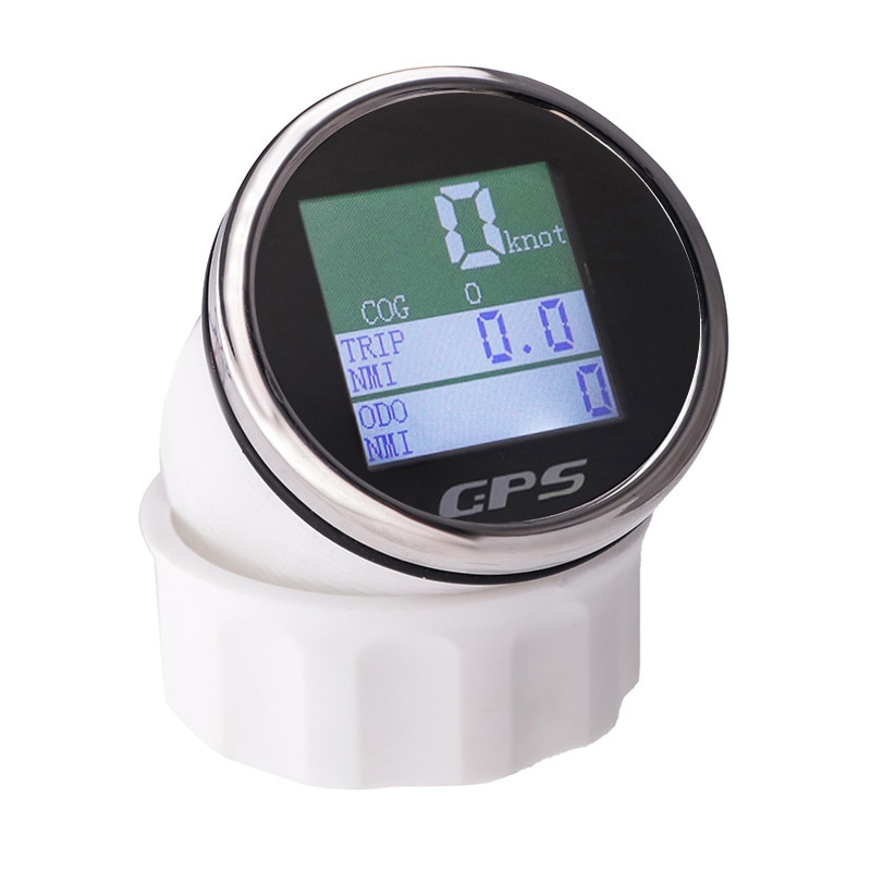 12V 24V 52mm Digitale GPS Tacho TFT Bildschirm Kilometerzähler Mit Reise Zahn Voltmeter GPS Antenne passen Für motorrad Auto Stiefel