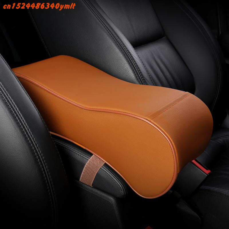 Para Mitsubishi Eclipse Cross caja de reposabrazos Central de coche 3D accesorios de cubierta de cuero Artificial, estilo de coche