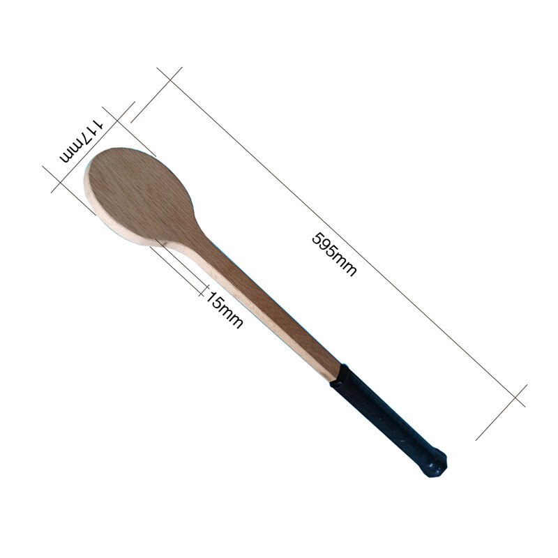 Raqueta de tenis de madera, accesorio de entrenamiento de punto dulce, buena raqueta de bateo, 1 ud.