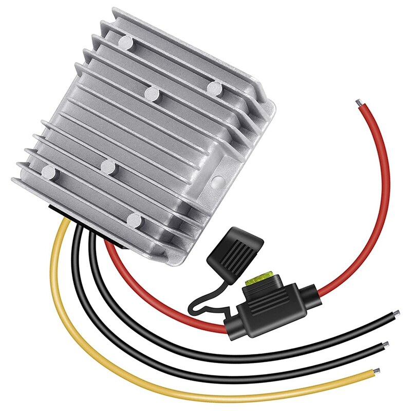 Convertisseur de tension 36V 48V à 12V 10a, régulateur de tension pour voiturette de Golf, transformateur étanche, -120W: Default Title