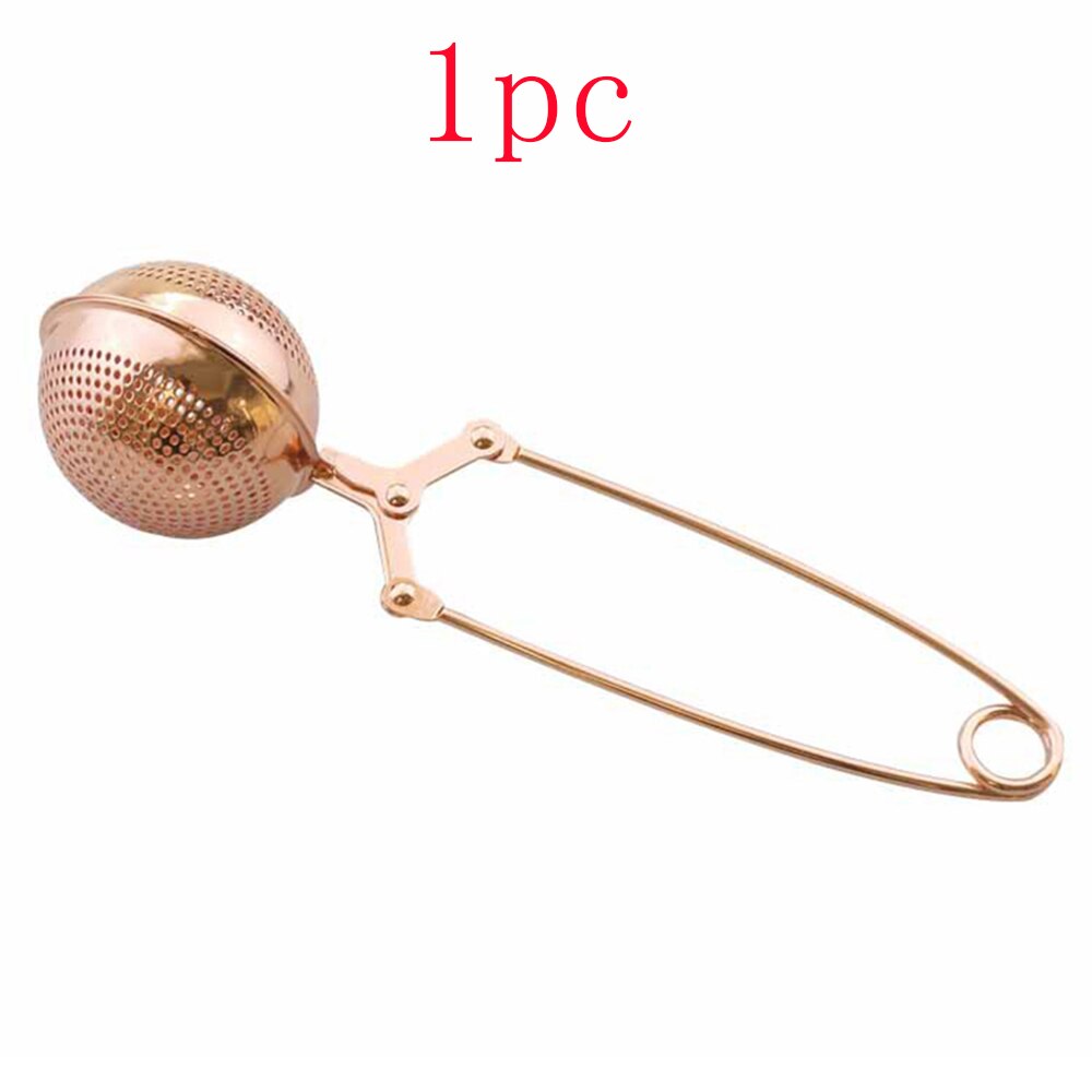 Mesh tea strainer, stainless steel tea set, reusable metal tea bag filter, tea maker, filter cup, tea set: Default Title