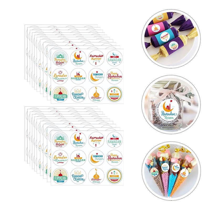 20 Sheets of Decorative Label Stickers Packaging Stickers for