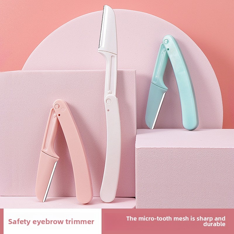 Rasoir pour le visage pour femmes, rasoir anti-rayures, épilateur de poche, outils de maquillage pour la forme des sourcils, 1/3 pièces
