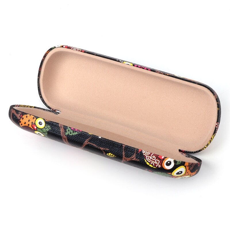 Caja de gafas dibujos animados búho Animal gafas de sol lindo almacenamiento Protector fundas portátiles