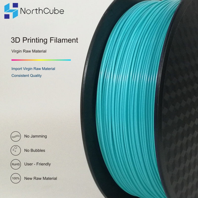 Filament TPU Flexible pour imprimante 3D, matériau d'impression 3D, bleu ciel, 1.75mm, 0.8KG