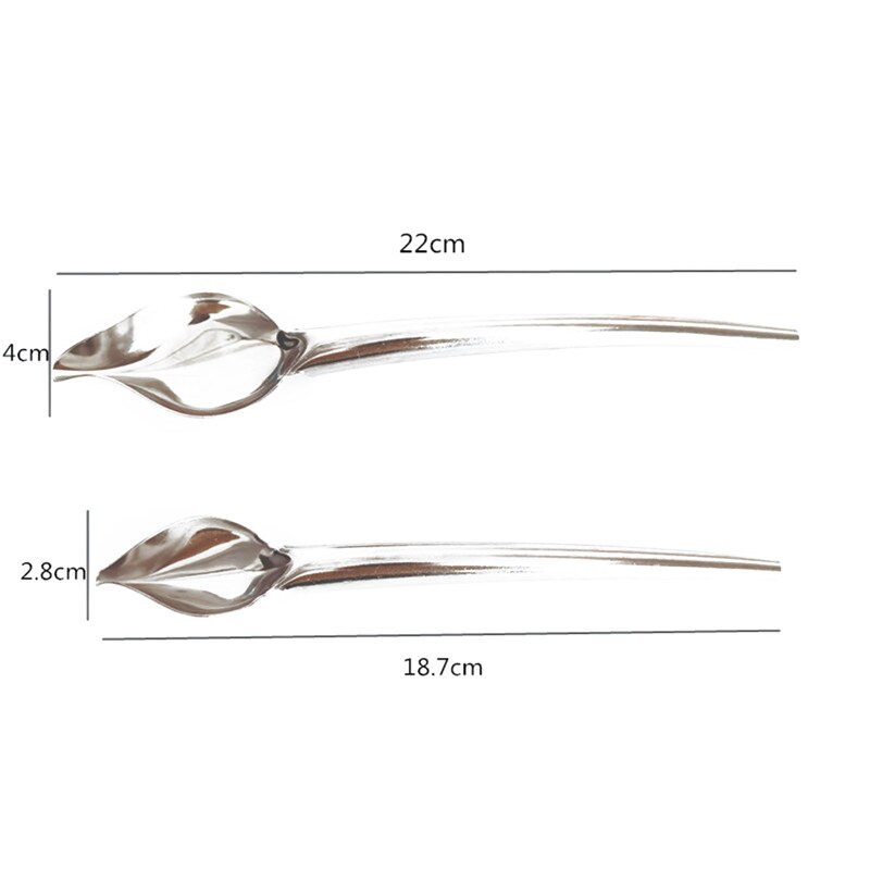 Cuchara de decoración de acero inoxidable, mango cómodo, herramienta de dibujo culinario de precisión pequeña