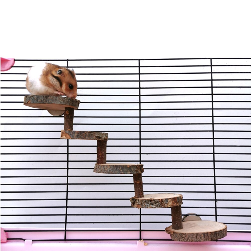 1pc Hamster Springboard Ladder Gnawing Pet Playing Biting Ladder for Chinchillas Guinea