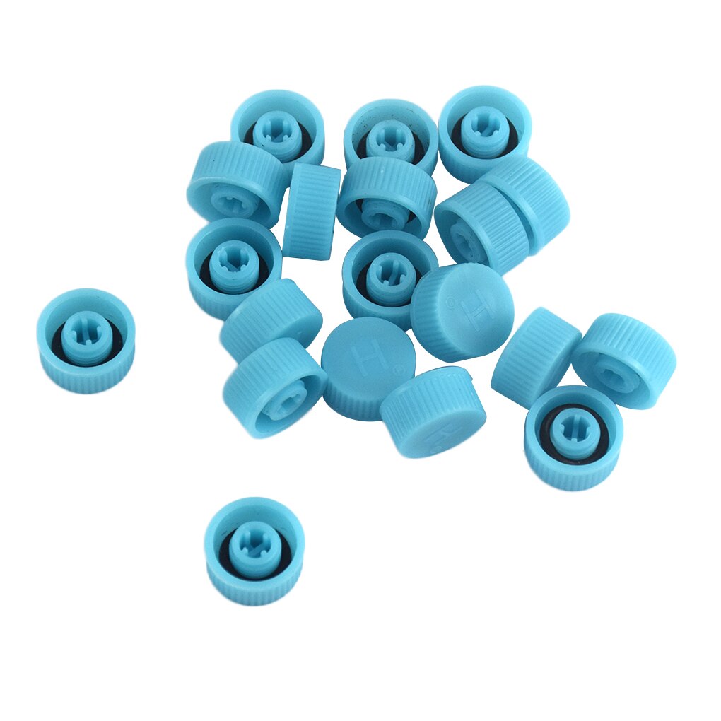 20 stuks auto-airco-airco-kleppendeksel met hoge druk, stofkap, koelmiddeldeksel met hoge druk