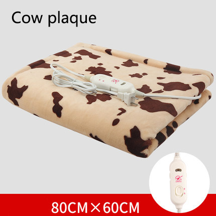 [TB15]Single electric blanket small electric knee blanket office cover leg warm body blanket warm foot treasure artifact hea: cowplaque