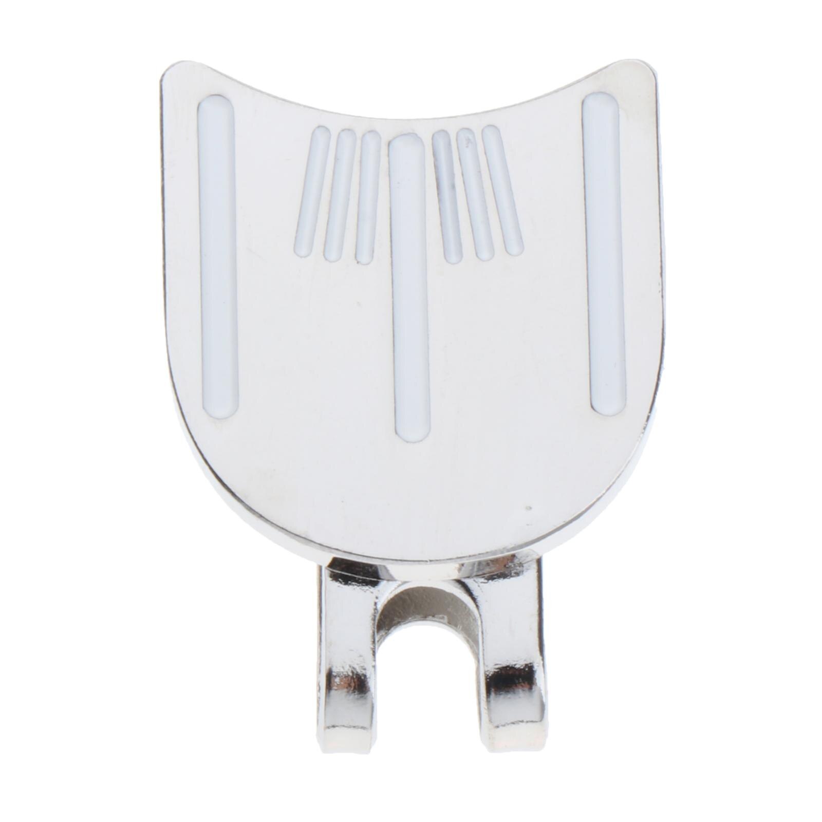 Golf Cap Clip Golfbal Marker Doel Professionele Golf: White Line