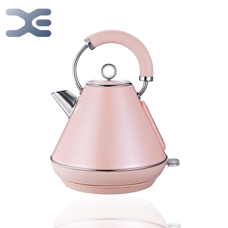 220V Retro Electric Kettle Stainless Steel 1.8L 1800W Detachable Mesh Filte British Strix Thermostat BPA-Free Electric Teapot