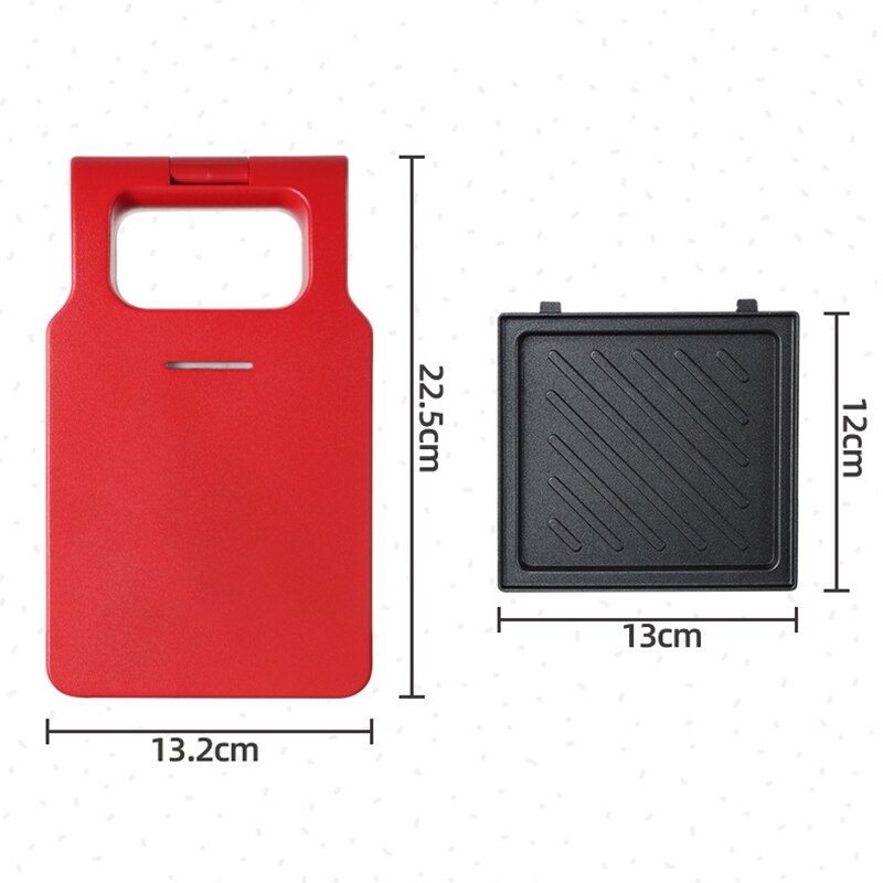 220V elektryczny opiekacz robić kanapek mini gofrownica toster robić pieczenia lampa wielofunkcyjna jedzenie śniadanie maszyna naleśnik kanapka