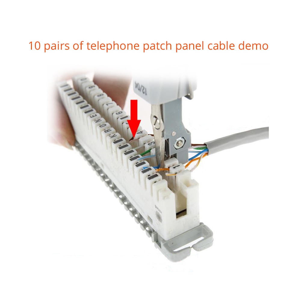 TISRIC Original Krone Network Cable Tester RJ45 Crimper RJ11 Cable Tracker Telecom Phone Wire Tool Network Kit