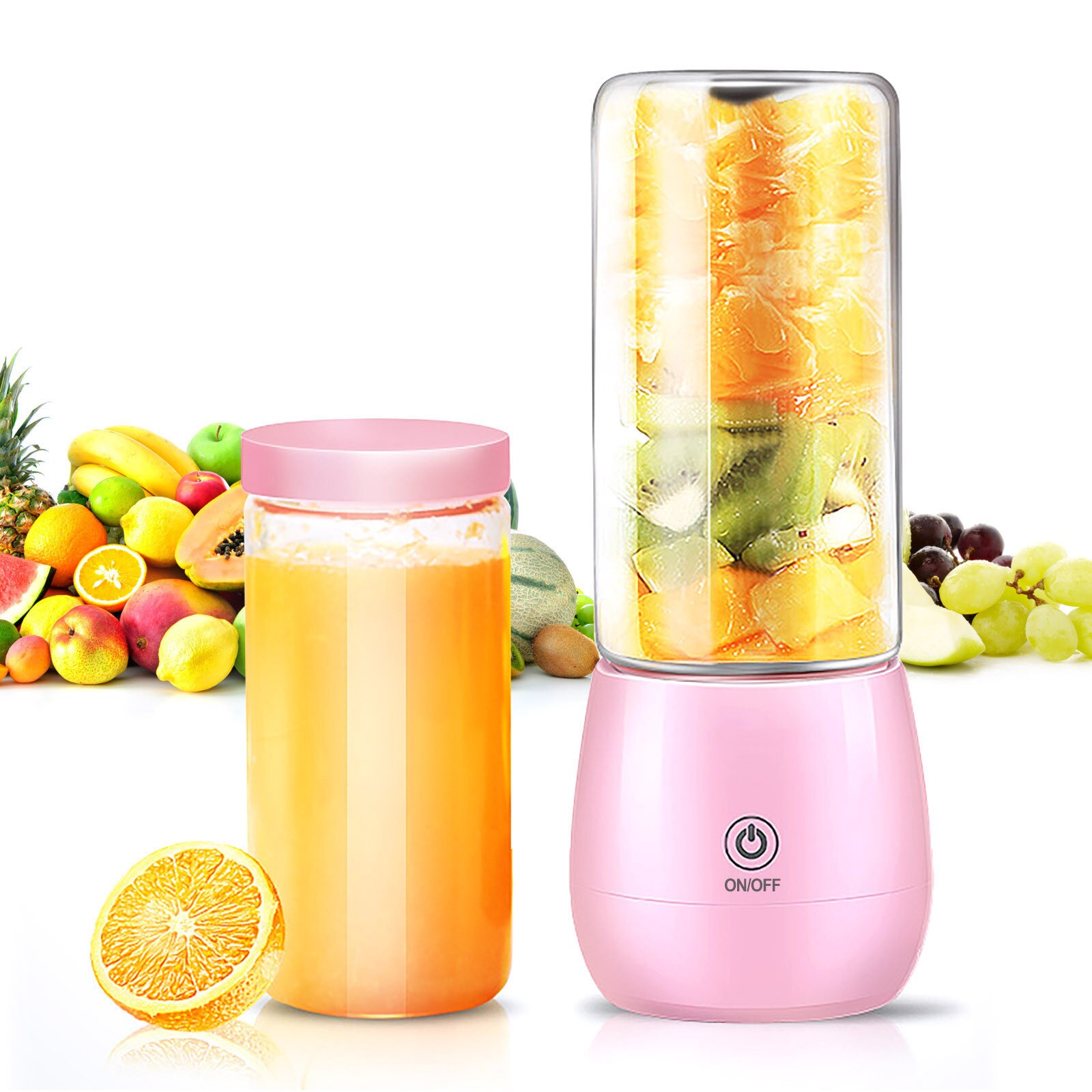 Mini Portable Juicer Orange usb Electric Mixer Fruit Smoothie Blender For Machine Personal Food Processor Maker Juice Extractor
