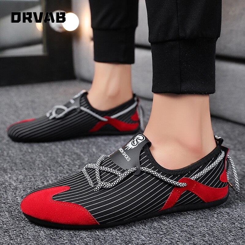 Schuhe Neue Männer lässig Schuhe Frühling Sommer Unterhose-an Weiche Komfortable Mokassin Fahr Schuhe Jugend Partei Turnschuhe fltas