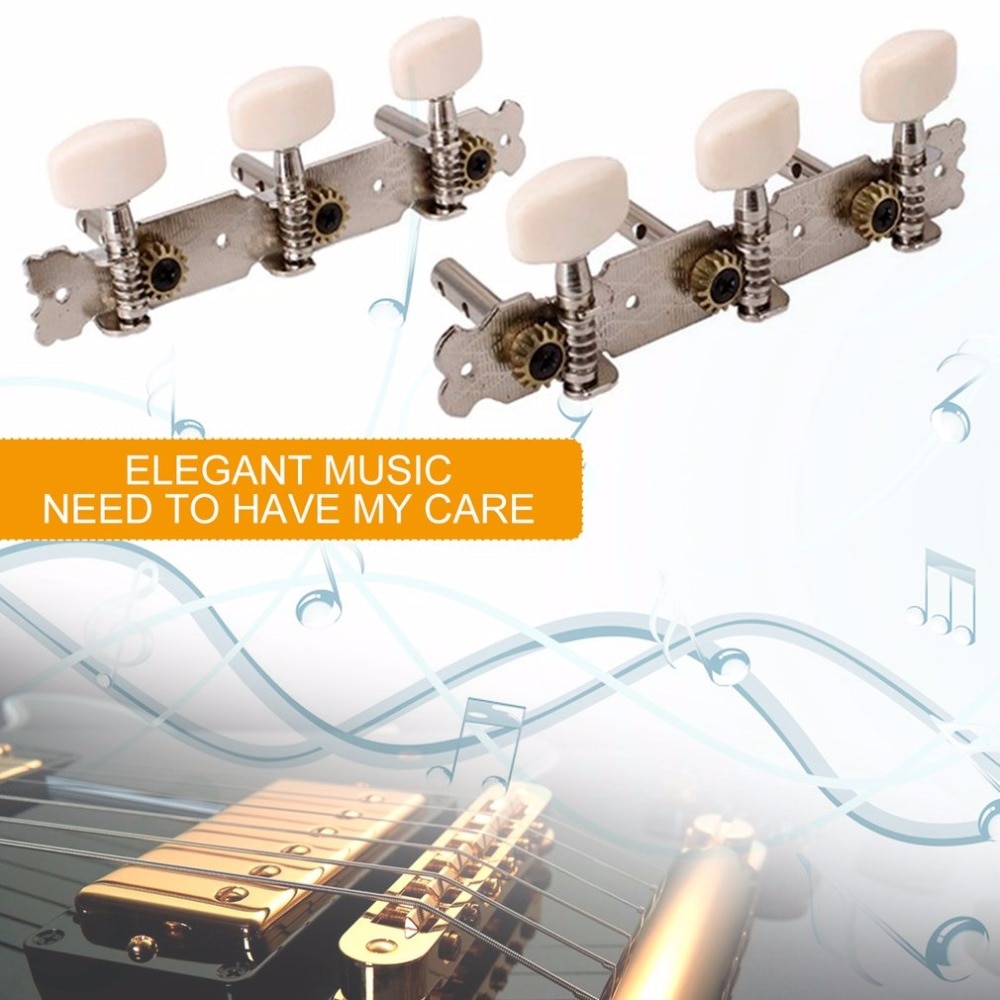 Alloy Tuning Pegs Tools Machine Heads Tuners Tip for Classical Guitar Three Button Tuning Keys Accessory
