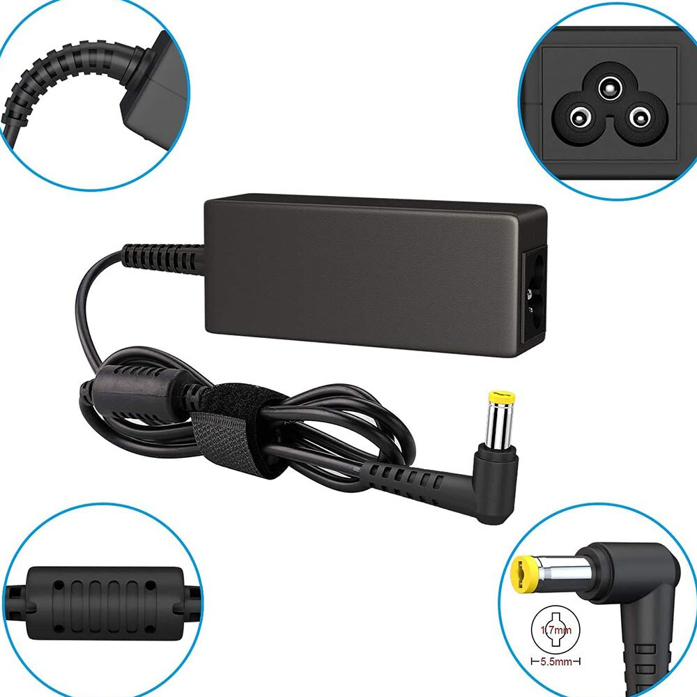 65W AC Adapter Charger Power Supply Cord For Acer Aspire E15 E1 F15 ES1 E5-553 E5-575 E5-575-33BM A515-51-5398 A515-43-R19L
