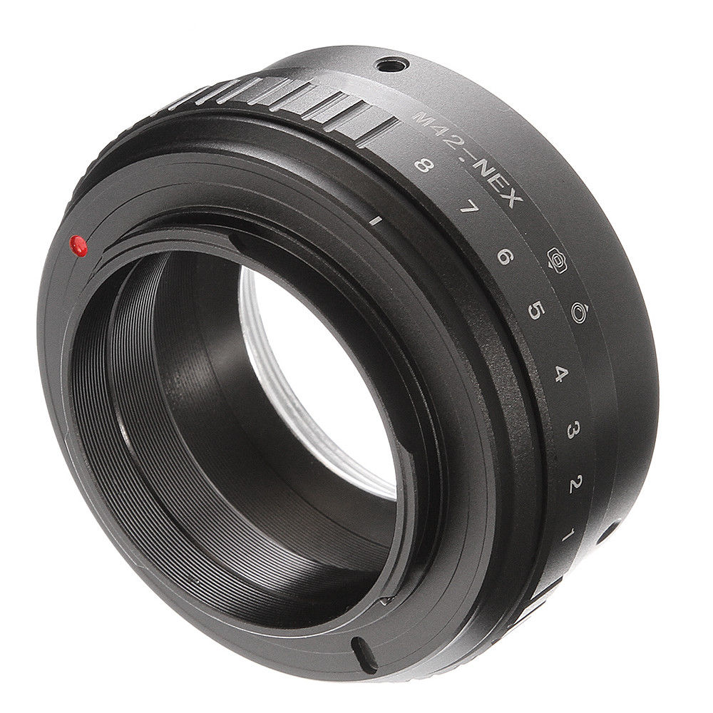FOTGA Neigung-Schicht 360 Grad Adapter Ring für M42 Objektiv Sony E NEX-3 3C 3N 5 F3 A6000 a5000 A3500 A3000 A7 A7R Dslr Kamera