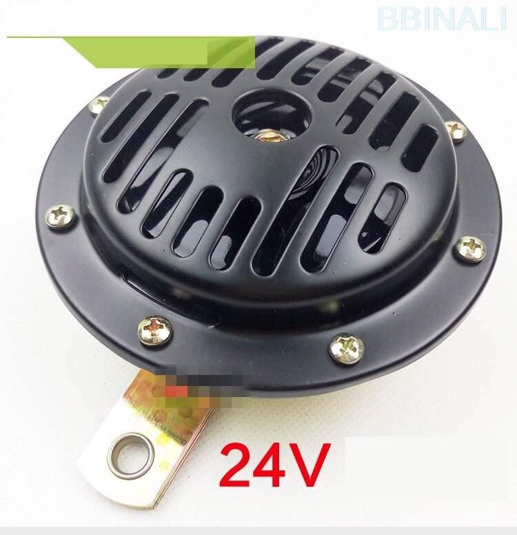 Til daewoo doosan cat pc zx gravemaskine 12 v 24v horn stort horn elektrisk horn stort højttaler tilbehør til gravemaskine: 24v store højtalere