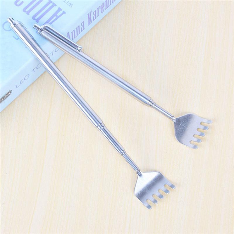 5Pcs Back Scratcher Iron Back Massage Scratching Tool Portable Stretchable Back Scratch Tool Back Massager 52x5cm