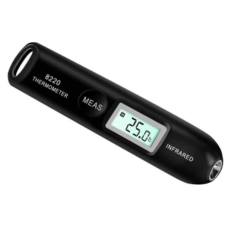 Food Cooking Infrared Thermometer Mini Handheld Portable Digital Electronic Handheld Portable Pocket temperature Pen Thermometer: Black