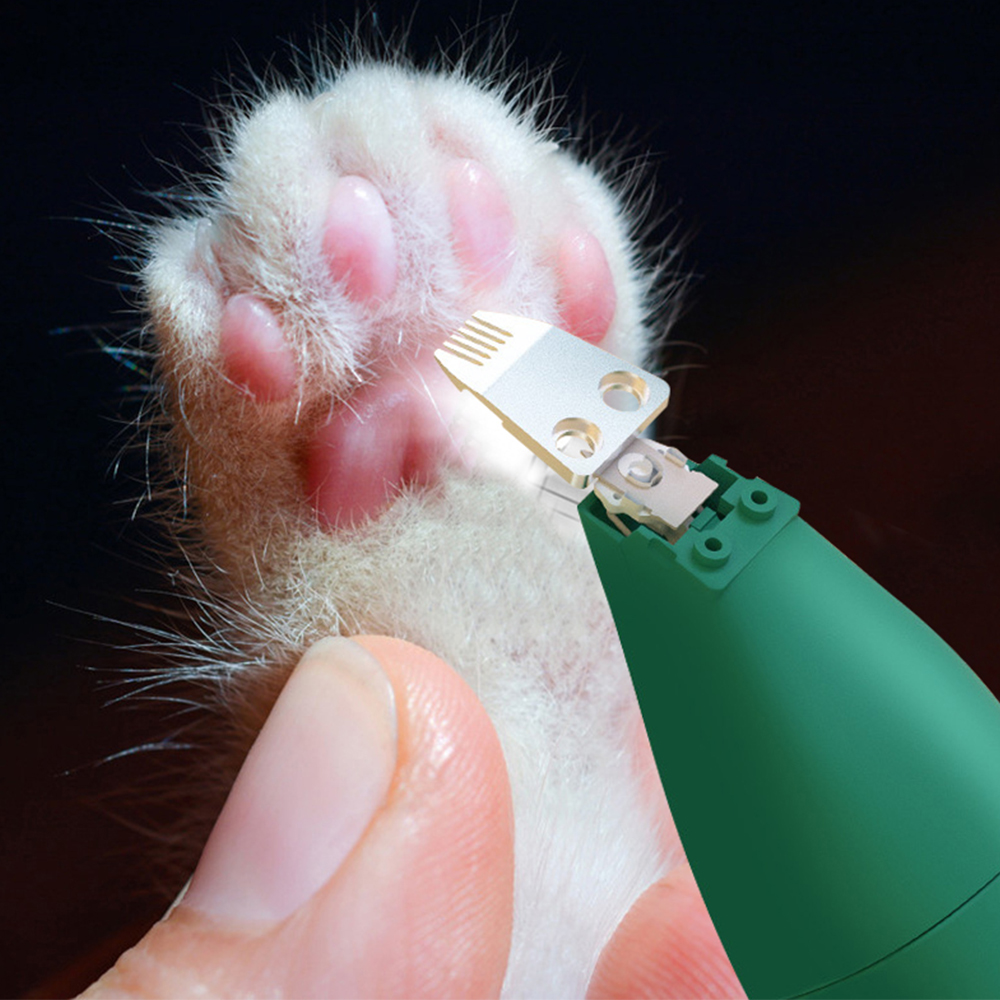 4 in 1 Pet Grooming Kit Rechargeable Pets Haircut Trimmer Cat Dog Paw Nail Grinder Foot Cutter Animal Hair Modeling