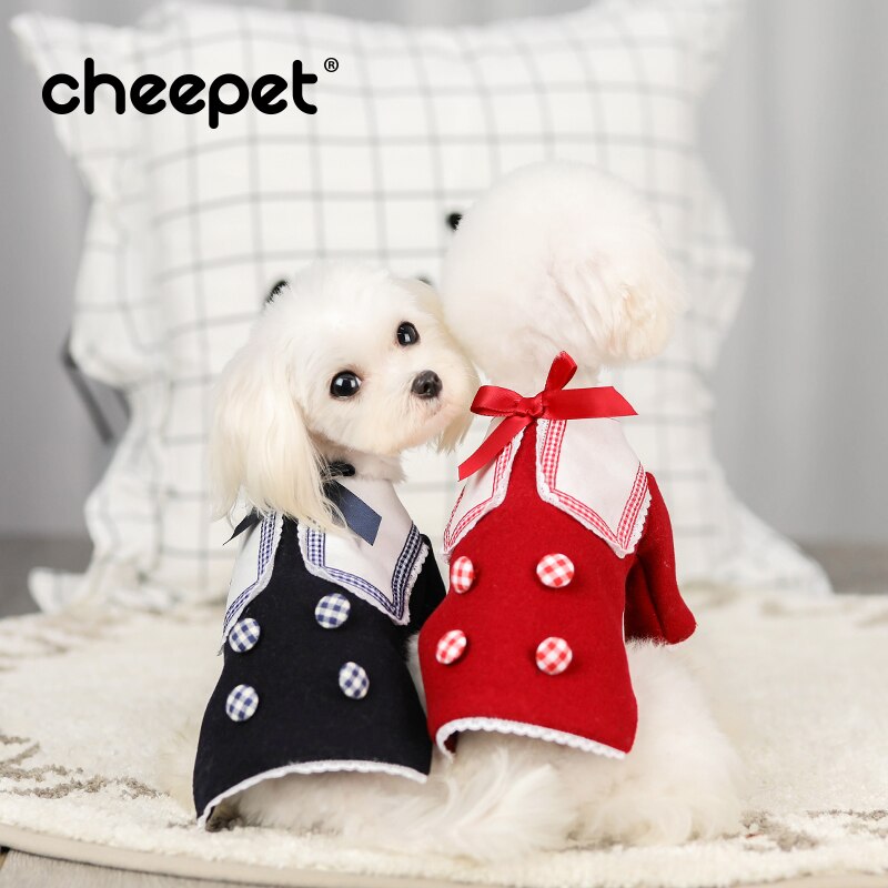 Abrigo de Mascota para perro, ropa de estilo pijo