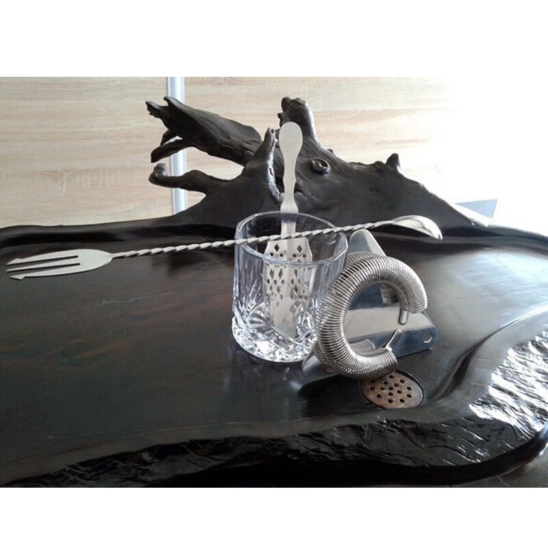 Bar tools Japanese thread bar spoon stirring spoon 18 - 8304 stainless steel material-40cm