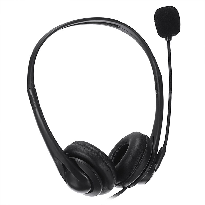 Simple Wired USB PC Headset W/ Microphone Noise Cancelling Light And Portable For Business Office Laptop