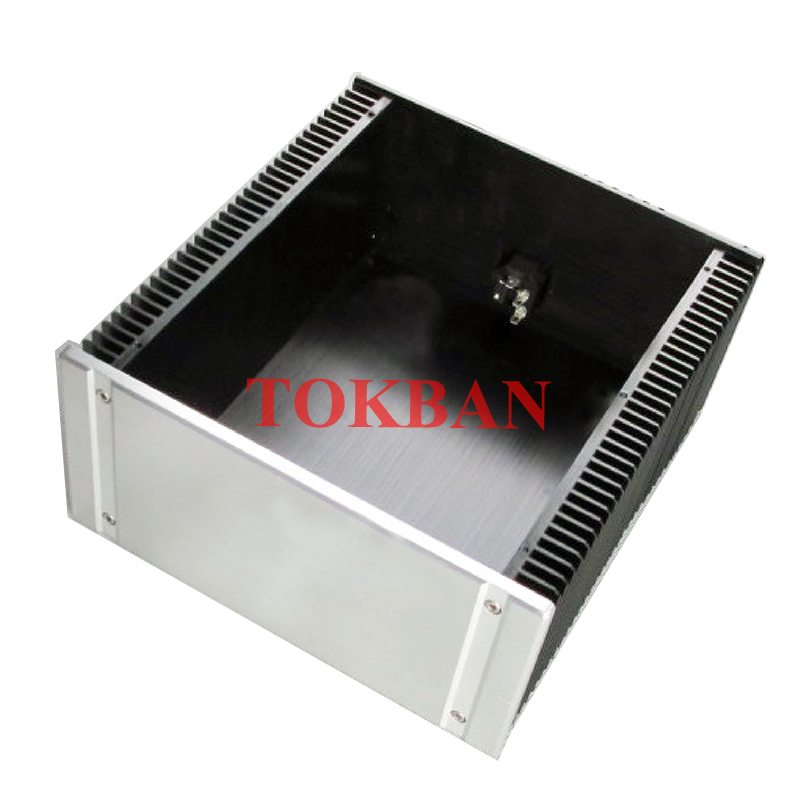 Tokban Audio 2412A 240*120*257mm Aluminum Class A Power Amplifier Chassis Enclosure DIy HIFI Class AB Amp Case Shell