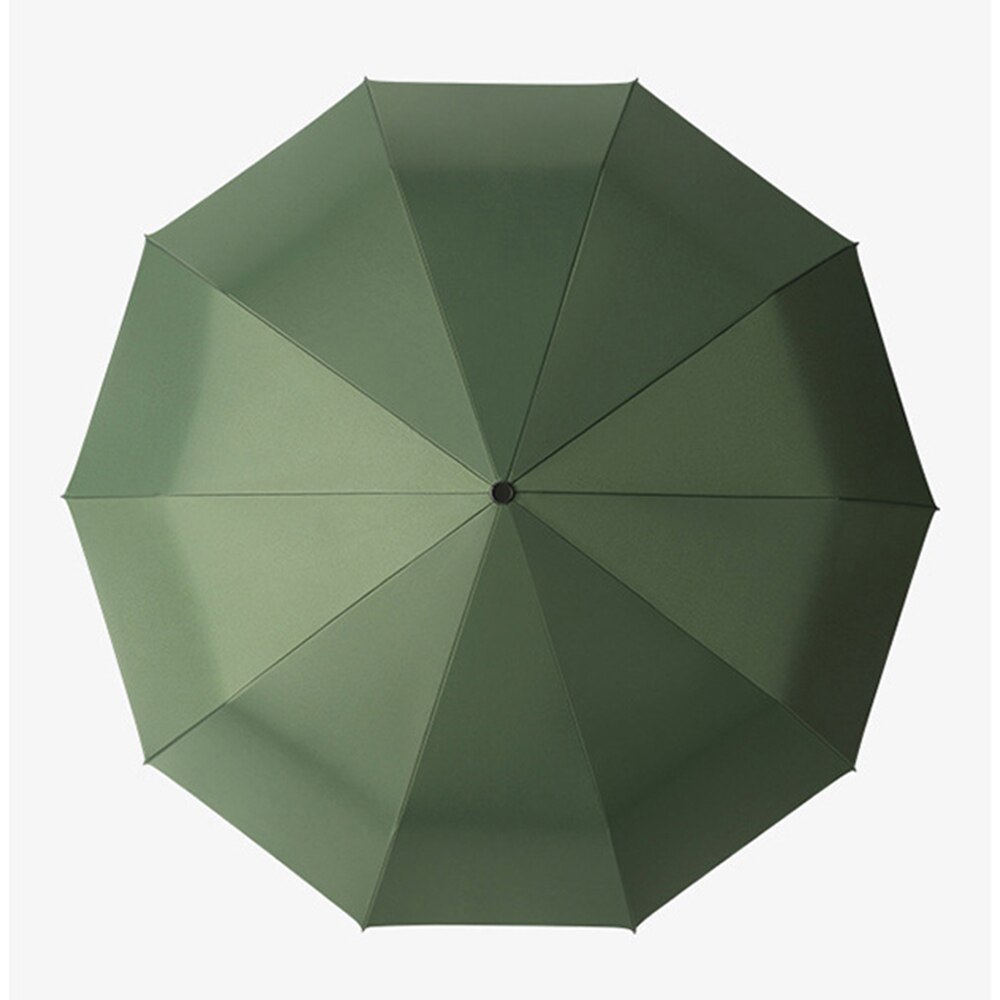 Automatic Umbrella Rain And Sun Protection 3-stage 10 Ribs Black Blue Red Pink Green Men's Parasol Women's Umbrella Male Anti UV
