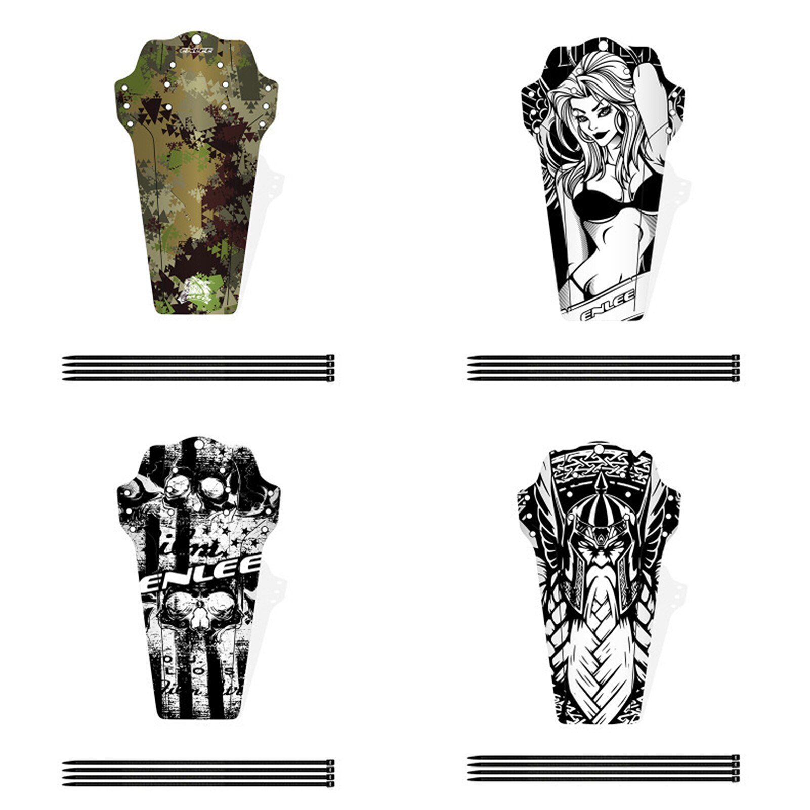 Bike Guard Bicycle Fender for DH Downhill Mountain Bike reliable softness Small and Strong effectively shield muddy water