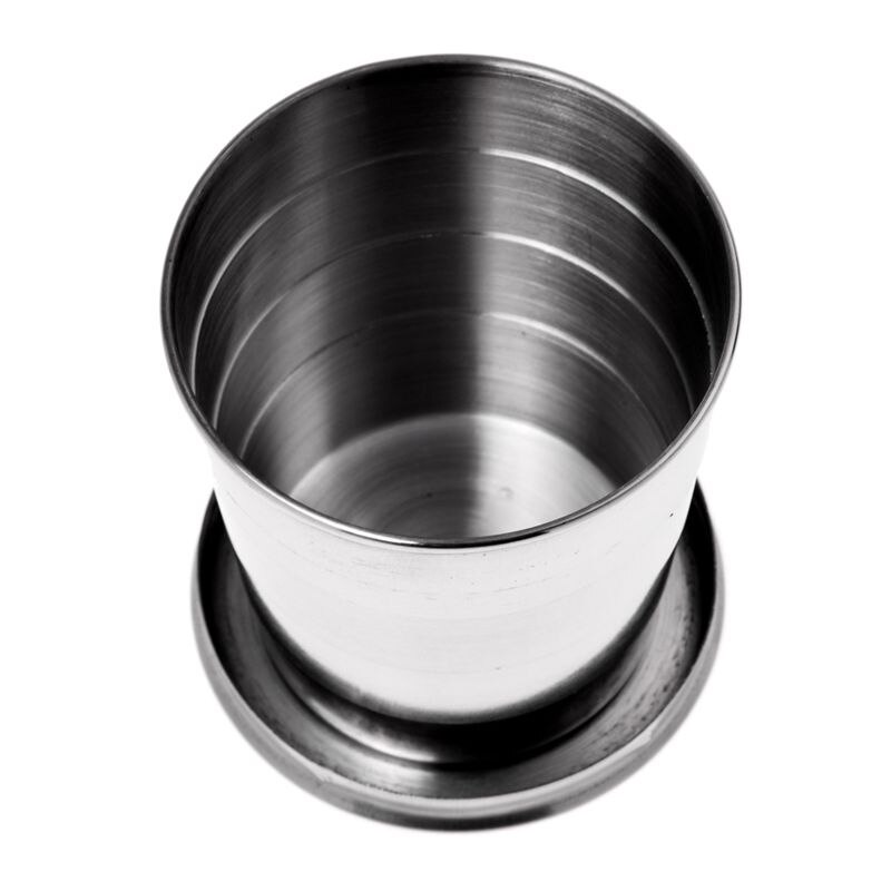 Opvouwbare beker telescopische beker intrekbare beker sport wandelen kamperen 240ml sleutelhanger