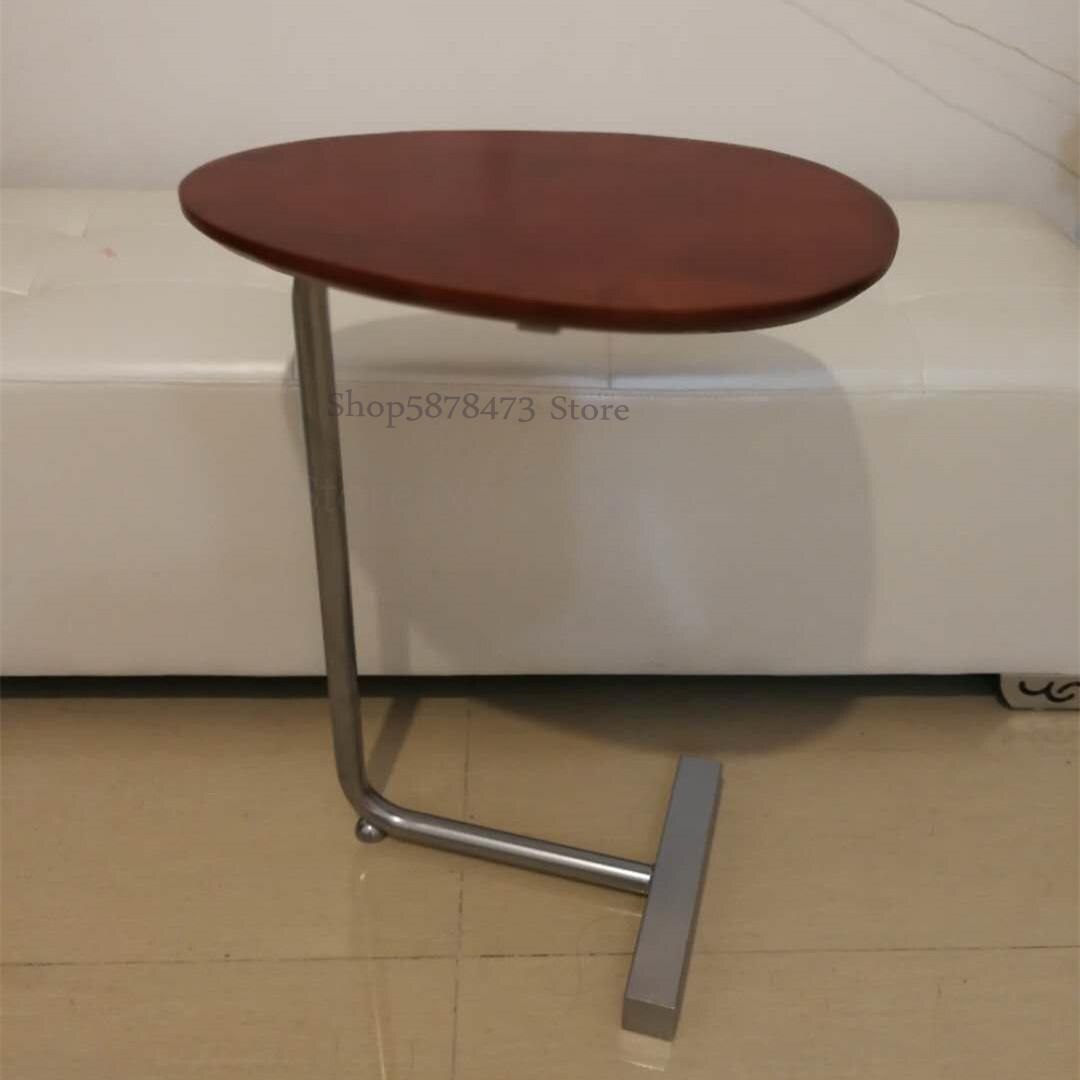 Nordisk minimalistisk soverom nattbord oval heltre lesebord balkong lite salongbord sofa mini hjørnebord: Gnister  fy 7