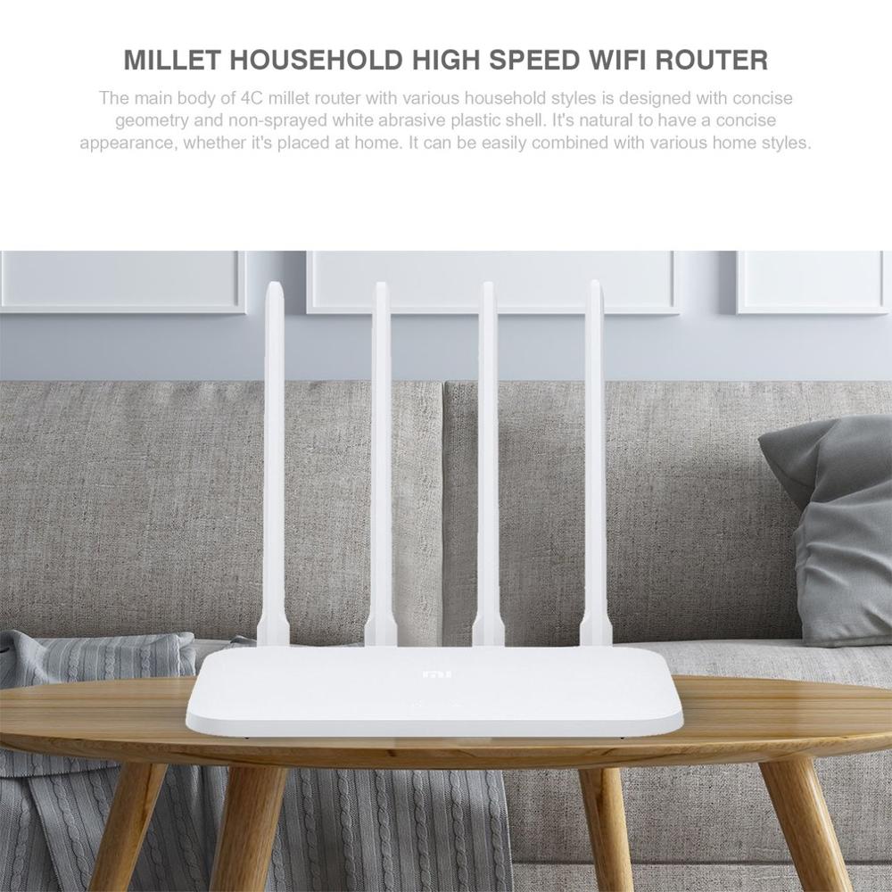 Xiaomi Wifi Router 4C High-Speed Wifi Door De Muur Koning Thuis Intelligente Anti-Mijt Netwerk 100 Mega fiber Optische Router