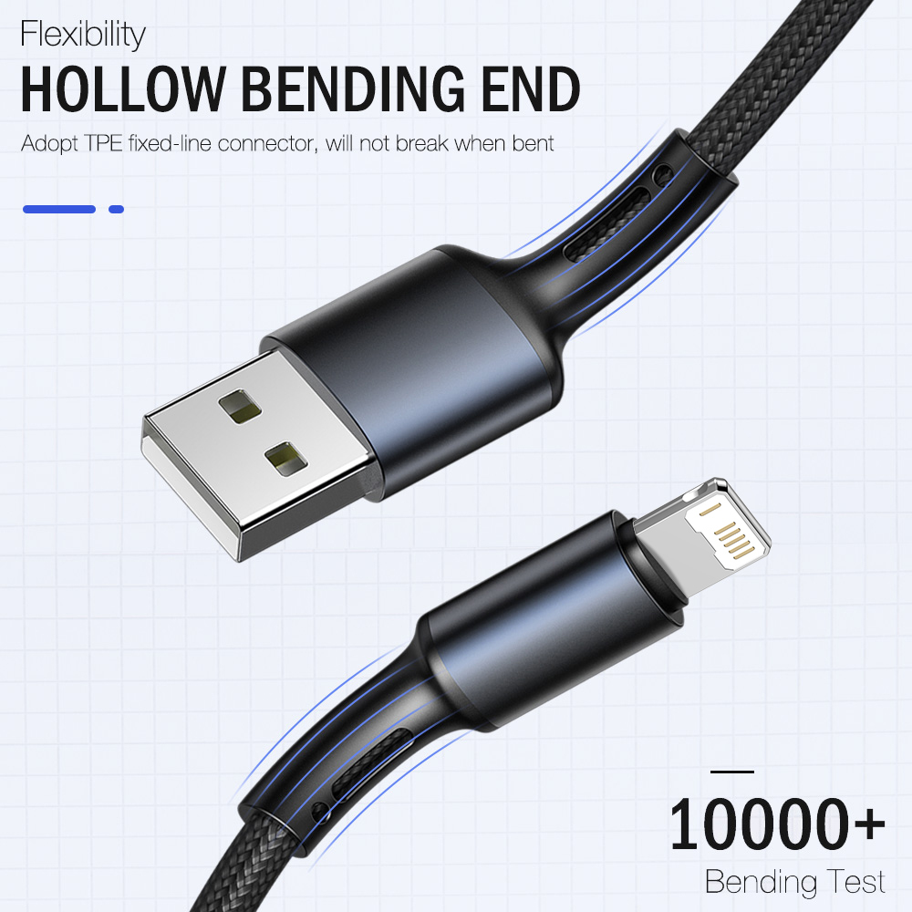 USB-Kabel für iPhone 14 13 12 11 Profi Max 10 5 6 s 5s 6s 7 8 Plus SE Apfel iPad Mini Ladegerät Ursprung praktisch Daten Ladekabel 1m 2m 3m lang 25cm kurz USBKabel USB Ladung Kabel Schnelllade 1 2 3 m