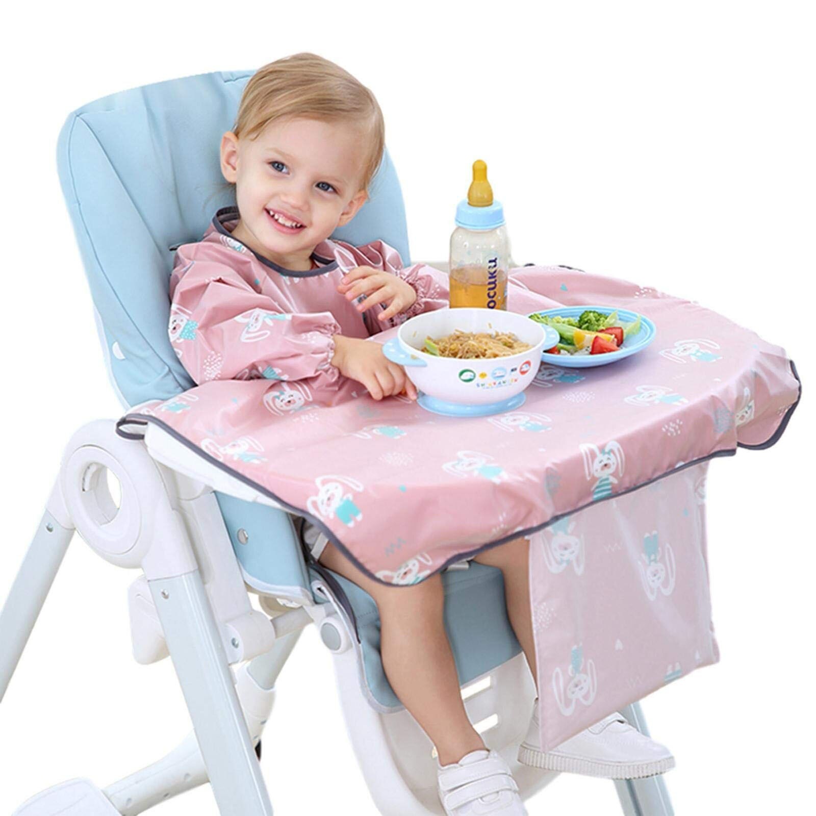 Baby Lange Mouwen Bib Set Te Reinigen Te Droog Waterdichte Lichtgewicht Met Verstelbare Gesp Een Stuk Baby bib Overall